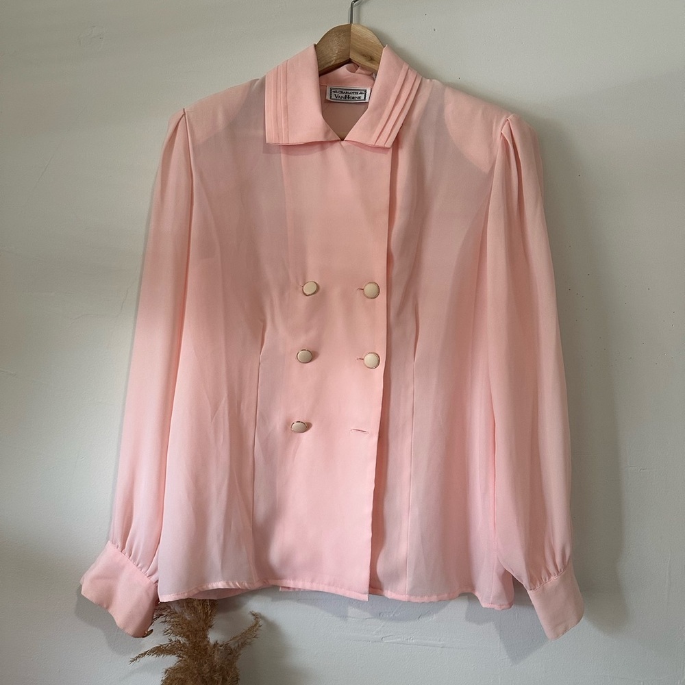 Elegant Pink Blouse - Picture 3 of 6